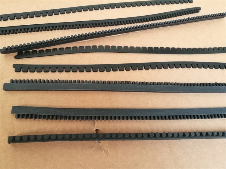 Black particle ditch flat mold clip slit wave sponge strip knife version slotting special high-quality groove mother groove rubber