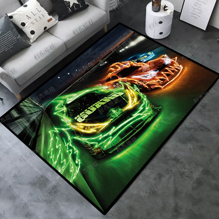 Tide thương hiệu kaws phòng khách thảm phòng ngủ đầy đủ chăn đầu giường nhà mat cloakroom mat có thể được tùy chỉnh - Thảm thảm lông cừu