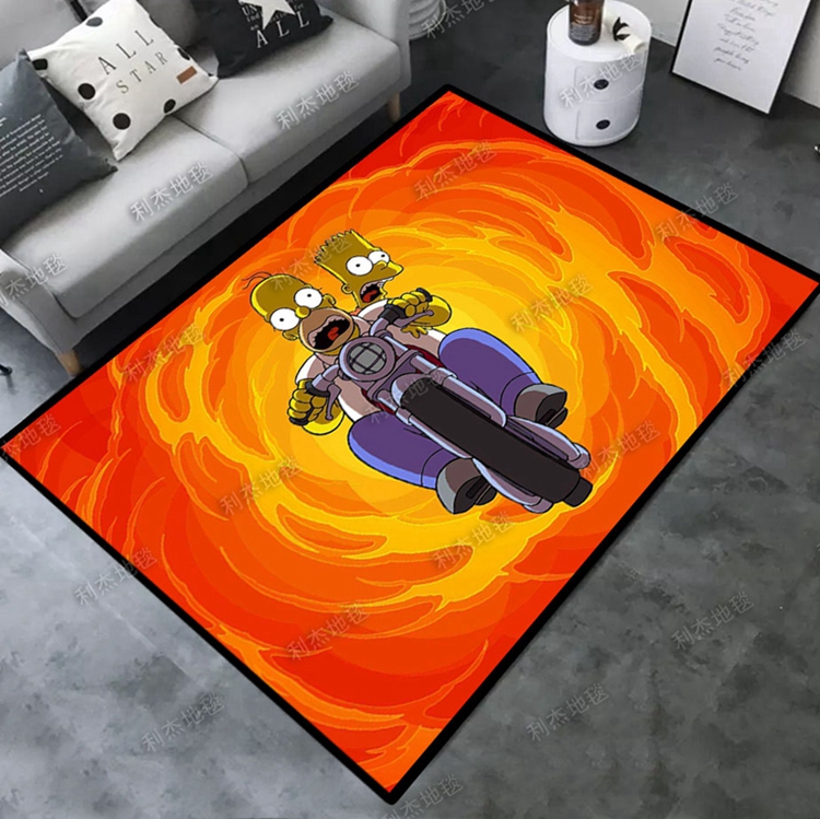 Tide thương hiệu kaws phòng khách thảm phòng ngủ đầy đủ chăn đầu giường nhà mat cloakroom mat có thể được tùy chỉnh - Thảm thảm lông cừu