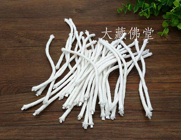 Advanced cotton fiber core smokeless lamp core liquid ghee vegetable oil adjustable oil lamp special lamp core