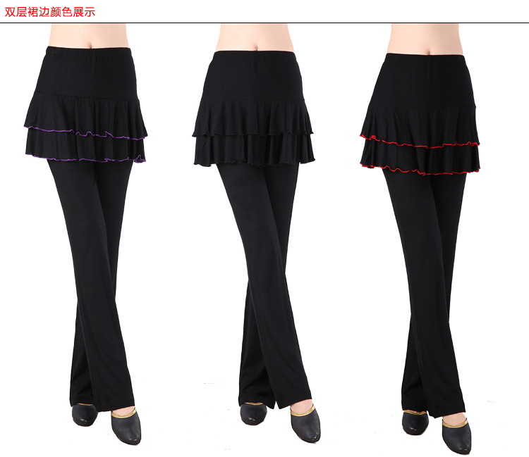 Trang phục khiêu vũ vuông mới phương thức váy quần Latin nhảy quần khiêu vũ quần khiêu vũ mùa xuân và mùa hè quần vi - Khiêu vũ / Thể dục nhịp điệu / Thể dục dụng cụ giày khiêu vũ nhập khẩu