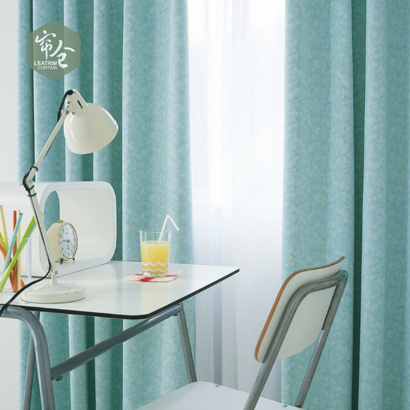 Curtain warehouse Japanese original imported fabric Japanese flower-shaped first-class blackout curtain environmental protection anti-fouling curtain memory stereotype