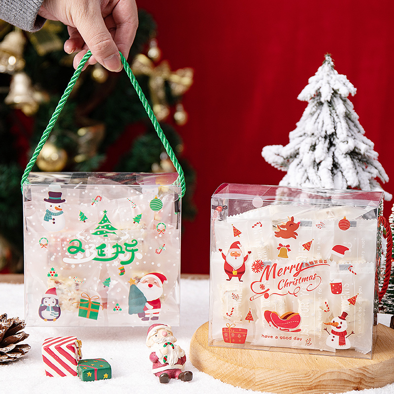 Creative Christmas Gift Boxes Apple Hand Gift Boxes Snowflake Ghee Candy Candy Cookies Glutinous Rice Boat Packaging Boxes 