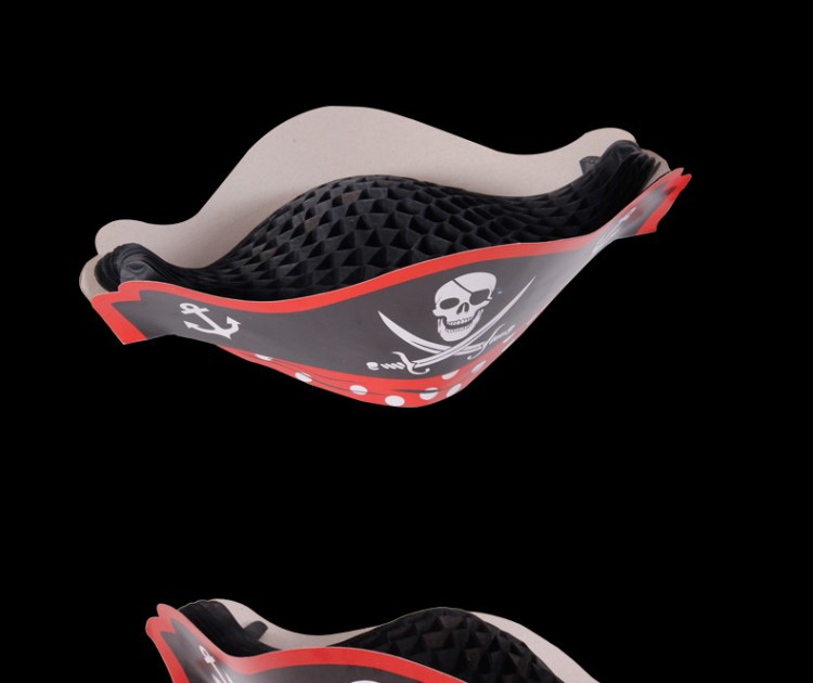 Halloween Ball Hat Caribbean Pirate Hat Mũ giấy trẻ em Cosplay Đồ dùng Halloween - Sản phẩm Đảng / Magic / Hiệu suất 	đồ hóa trang tôn ngộ không
