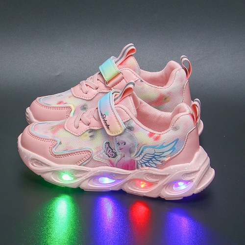 Туфли, спортивная обувь для девочек, детская повседневная обувь, 3 лет