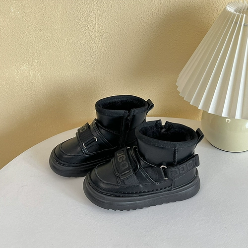 Детские сапоги, демисезонные нескользящие удерживающие тепло утепленные туфли для мальчиков, 2023