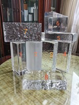 Hot melt crystal solid glass brick 200*100*50 glass curtain wall art wall Various specifications can be customized