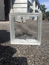 Cloud glass brick partition wall 240*240*80 background partition wall good light transmittance package breakage~