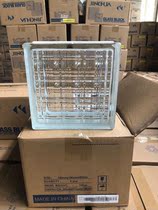 Wide crystal textured glass brick 190 * 190 * 80 Xuanguan background wall high-end quality ultra white super bright