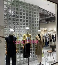 Ultra-white hollow glass brick 190*190*80 entrance background wall large quantity