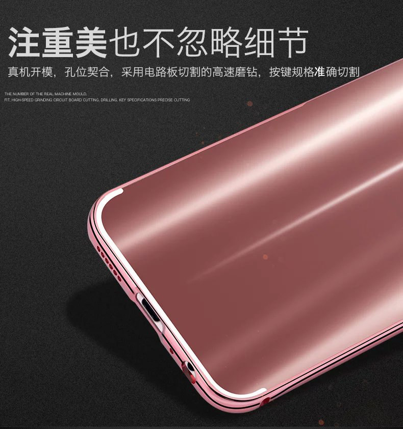 iy Ultra Slim Lightweight Aluminum Metal Bumper Dazzle Color Acrylic Back Cover Case for vivo X9 & vivo X9 Plus