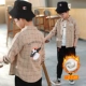 Quần áo trẻ em nam mùa thu 2018 mới cho trẻ em lớn áo sơ mi dài tay mùa xuân và mùa thu phiên bản Hàn Quốc