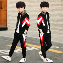 Childrens clothing boys autumn suit 2020 new Zhongda Tongyang handsome boy spring and autumn three-piece set Korean version of the tide