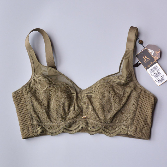 June Rose 6106 bra BC ultra-thin cup crystal cup rabbit ears gathered side soft steel ring adjustable bra cover