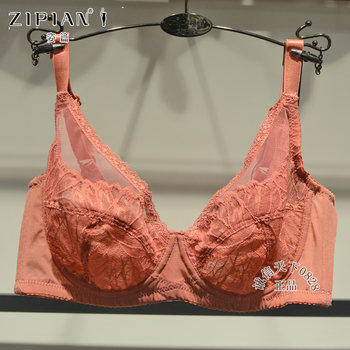 Qingzhan Q03 Bra Model Z69 Ultra-Thin Crystal Cup Bcd Cup Lace Breathable Comfortable Soft Underwire Bra