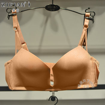 Authentic Z67 Wireless Comfortable Bra for Small Busts, Medium-Thick Ab Cup, Smooth Seamless Design, Summer Lingerie