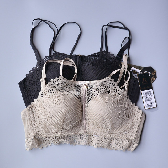 June Rose 620031 counter genuine detachable sexy beautiful back no wire underwear bra thin section