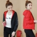 Mùa xuân 2018 mới áo ngắn nữ mùa xuân và mùa thu hai mặt phiên bản Hàn Quốc của đồng phục bóng chày hoang dã áo khoác thường thời trang nữ 2021 Áo khoác ngắn