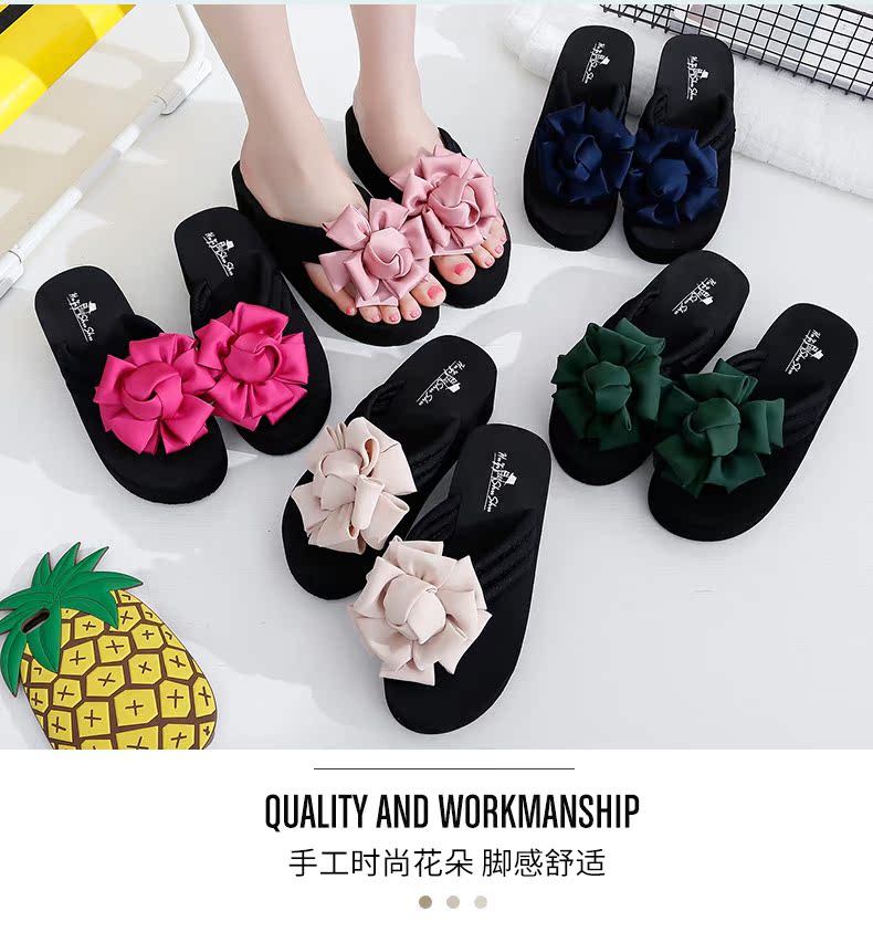 Tongs femme      en tissu - Ref 2665749 Image 8