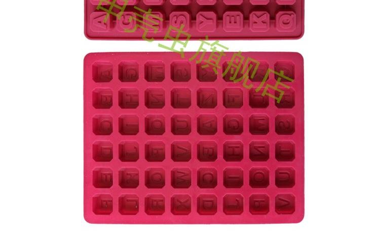 Khuôn nướng 48 thậm chí 26 chữ cái tiếng Anh tự làm sô cô la silicone khuôn làm bánh quy khuon banh trung thu