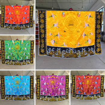 Taoist Supplies: Golden Crane High-Ranking Ritual Clothing, Crane Clothing, Nine Dragons Descending Clothing, Hundred Cranes Clothing, Taoist Priest Clothing, Ritual Clothing, Yellow Robe
