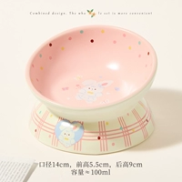 Наклонная чаша Piano Rabbit Series [Белый порошок]