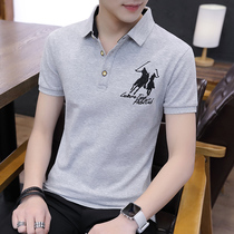 2022 Summer Men Short Sleeve T-shirt Business Casual 100 Hitch Shirt Collar Polo Shirts Trendmen Dress Compassionate Clothes