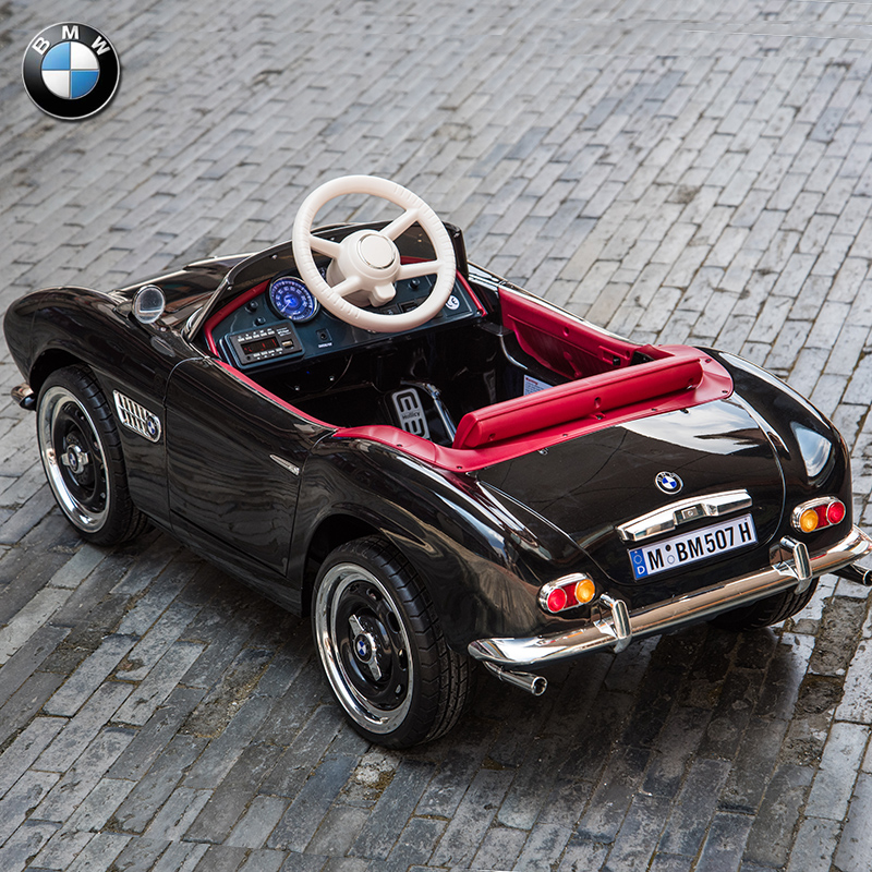 BMW Kids Electric Car Four Wheel Baby Oversized Remote Control Car Kids 4 Wheel Charging Toy Car Can Sit People