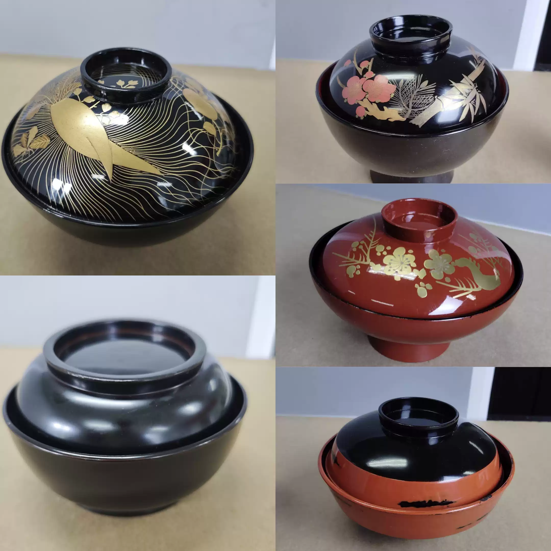 久留米 楕円形お盆 籃胎漆器
