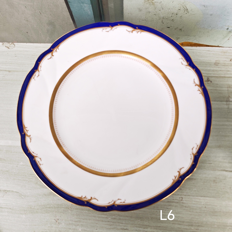 Nikko Sunlight Bone China Gold-Edged Dinner Plate Tea Ware Japanese Ancient Art L6