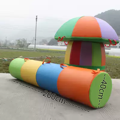 Sensory integration training equipment software combination parent-child garden supplies Children's Software big gyro colorful round Balance turntable