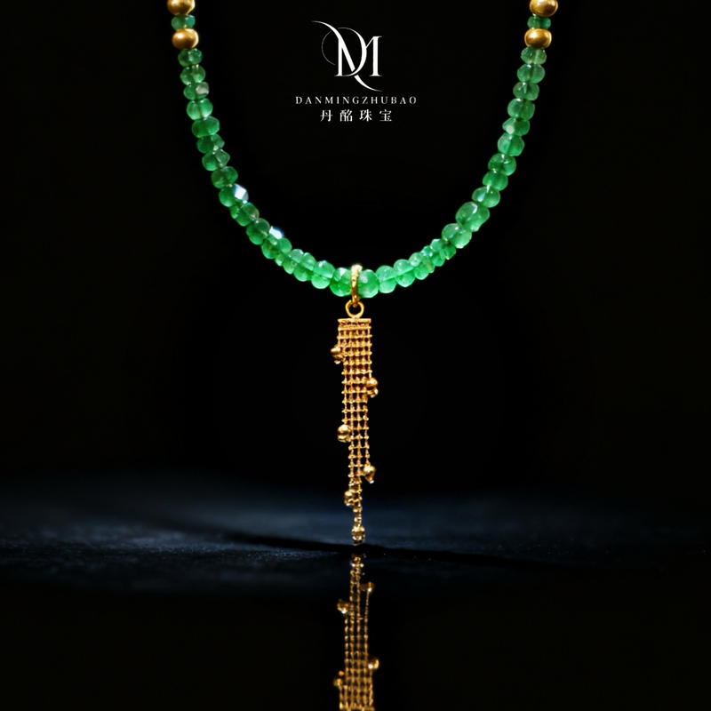 Danming Jewelry｜New Arrivals on 11.11【Starry Sky】18K Gold Tassel Pendant Multifunctional Earring Accessories