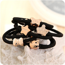 South Korea Retro Metal Hair Accessories Han Version Han Style 100 Hitch Lap Zal Hair Rope Leather Fascia Head Rope