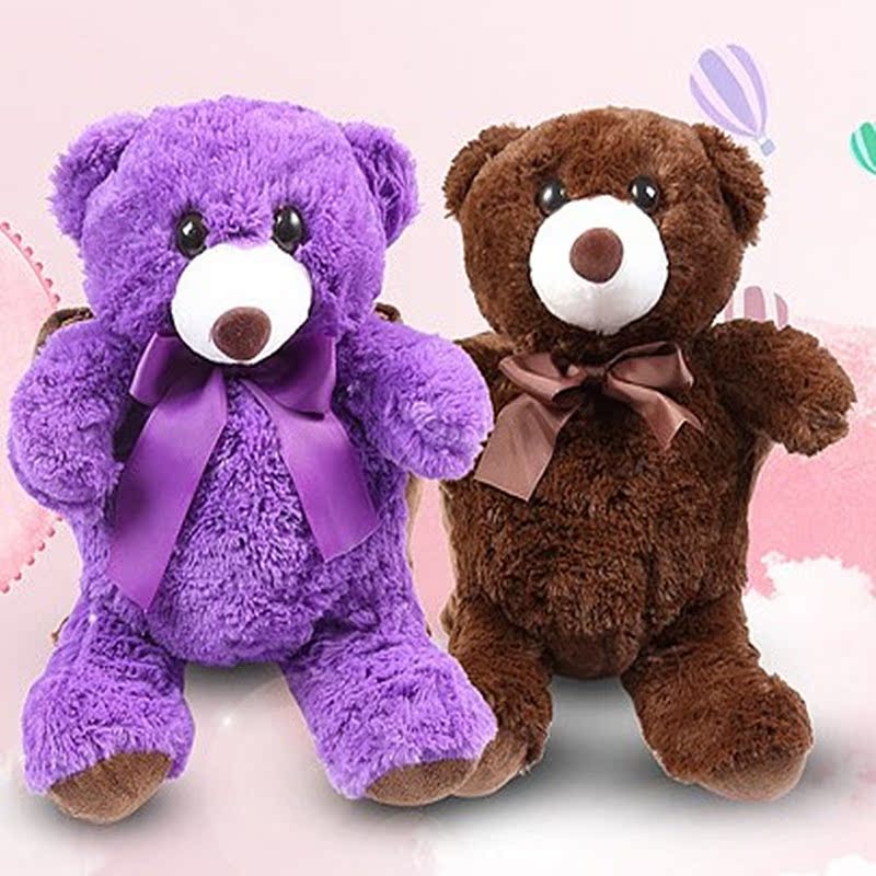 plush small bear hot water bag charging explosion protection double meddling water injection warm water bag warm hand Bao removable and charged warm baby