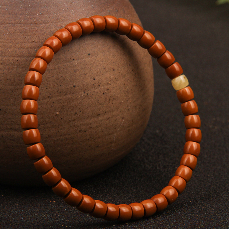 Natural Old Oil Core Authentic Olive Pit Pointy Hand-Carved Straight-Cut Bracelet Barrel Beads for Crafts and Prayer Beads for Men and Women Small Bracelet Natural Old Oil Core Authentic Olive Pit Pointy Hand-Carved Straight-Cut Bracelet Barrel Beads for Crafts and Prayer Beads for Men and Women Small Bracelet