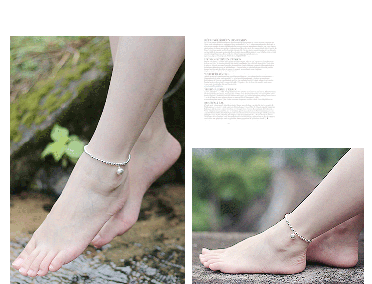 Chaine de cheville Femme RAMASSER en Argenterie - Ref 3104938 Image 11