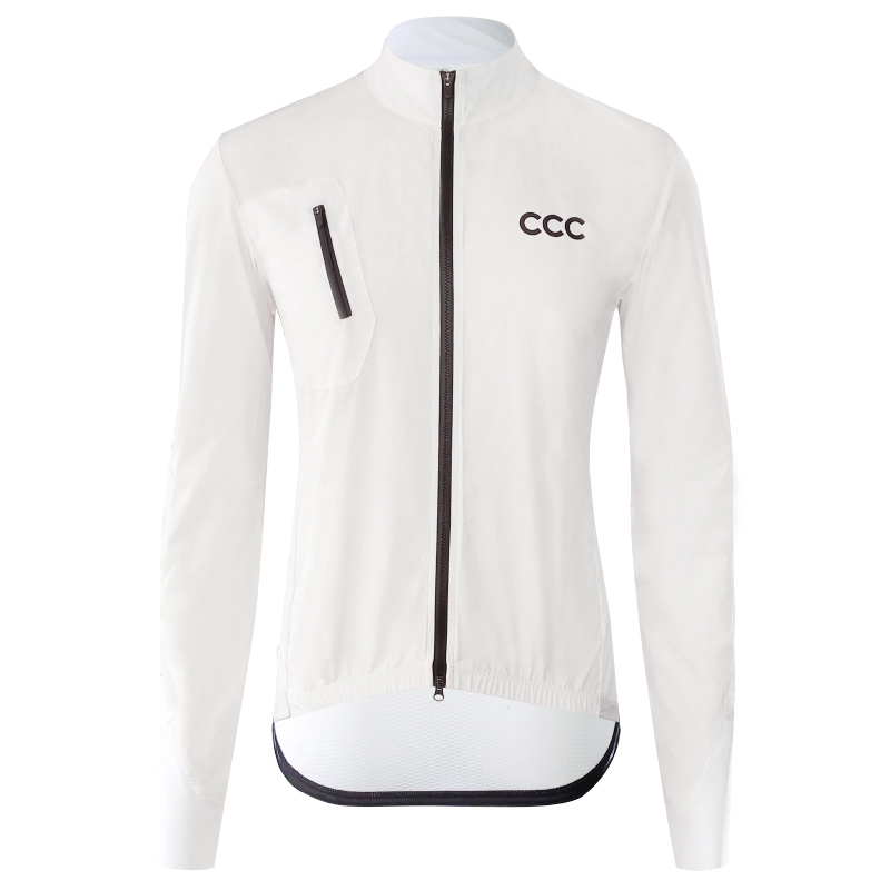 Fall/winter road mountain bike long sleeve windproof long sleeve top waterproof splash light rain jacket cycling jacket jacket