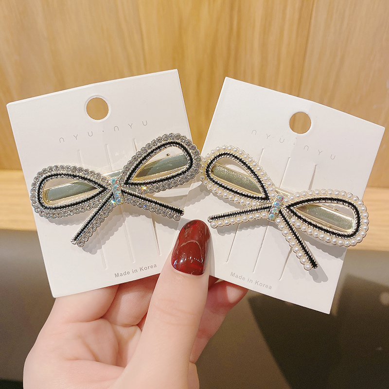 Full Diamond Bow Hairpin display picture 6