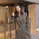 2022 new autumn and winter anti -seasons, double -sided cashmere cashmere women's medium long waist, thin high -end woolen coat