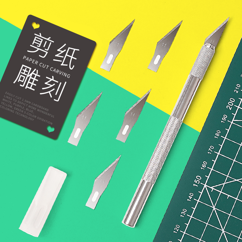 Engraving Knife Cut Paper Hand Engraving Knife Beauty Work Knife Hand Ledger Engraving Paper Rubber Paper Sculpted Small Pen Knife Engraving Tool Suit Cutting Base Plate-Taobao