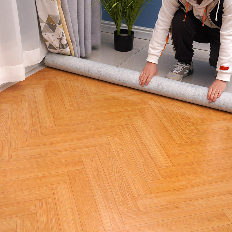 Floor leather cement floor directly paved thickened wear-resistant waterproof sticker home rubber mat pvc floor sticker self-adhesive