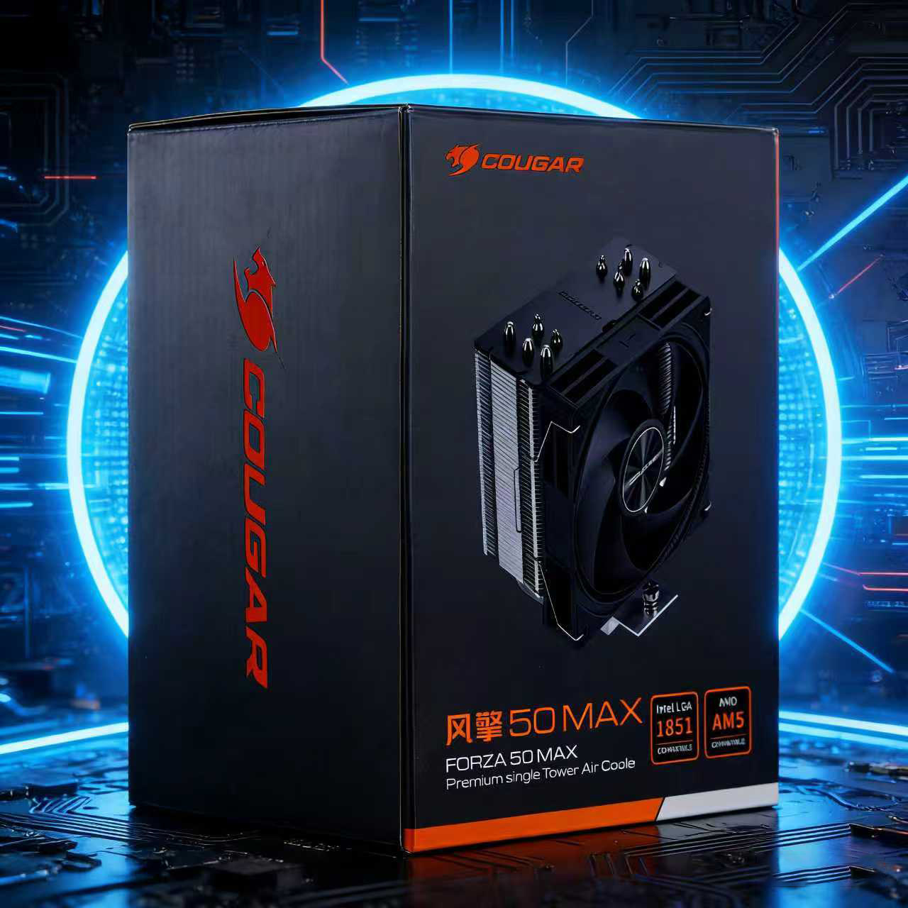 Кулер для процессора Cougar Fengqing 50MAX черный