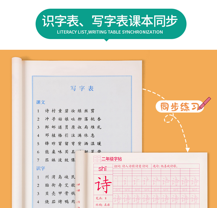 金枝叶  小学一二三年级同步练字帖 图3