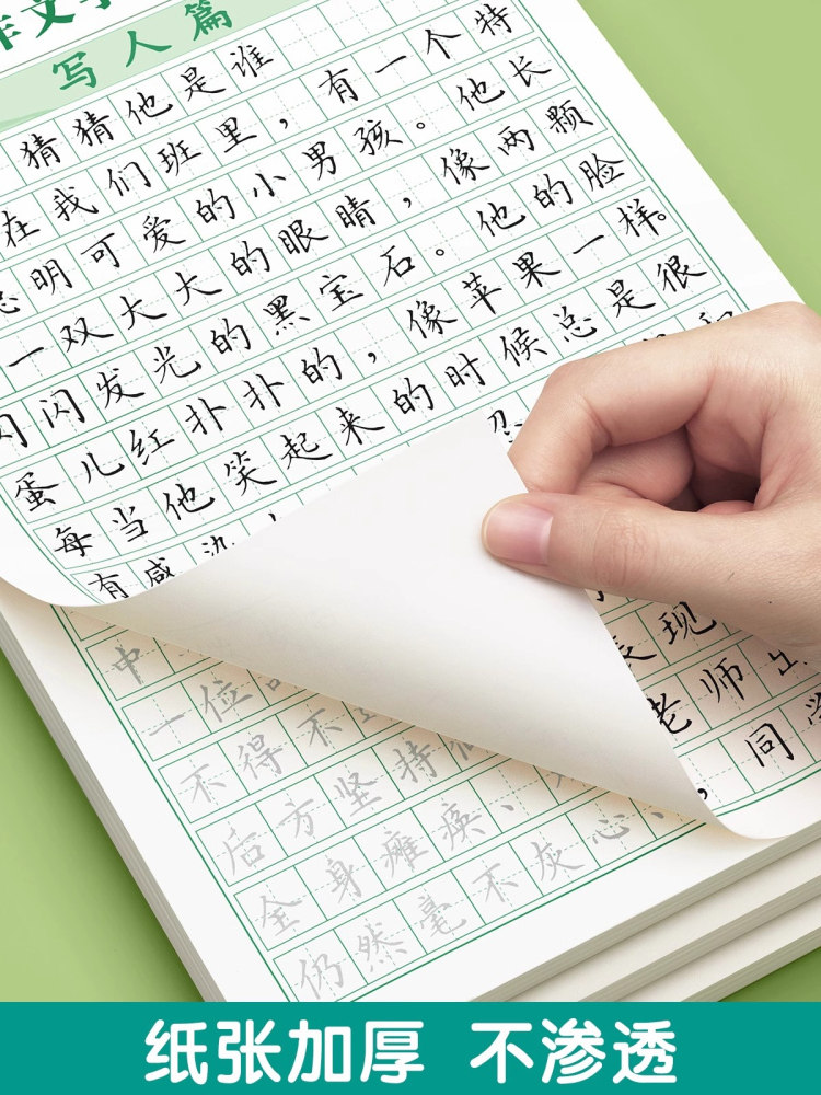 Calligraphy Practice Book for Primary School Students, Special Copybook for Grades 3, 4, 5, and 6, First and Second Semesters, Synchronized with the People's Education Press Edition, Daily Practice for Regular Script, Hard Pen Writing Practice, Fountain Pen Calligraphy, Regular Script Writing Practice Book