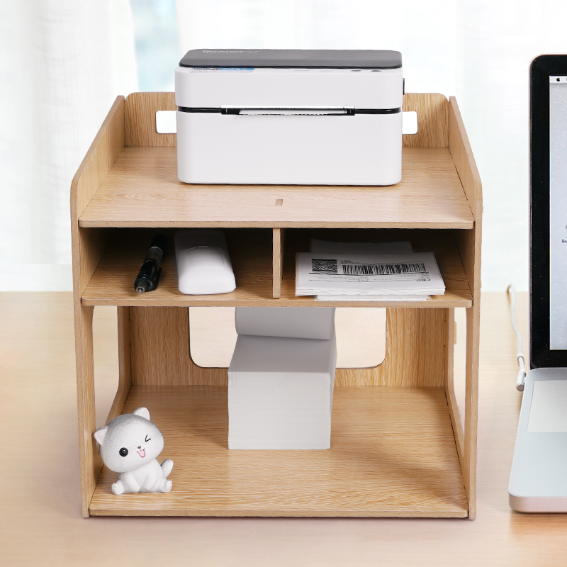 Courier single printer shelf office desktop multi-storey storage finishing box e-commerce warehouse electronic face single multi-function accessories bracket label barcode thermal printer increased the shelf