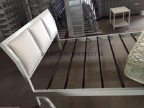 European-style wrought iron bed double bunk bed single bed simple steel wood bed dormitory bed with soft cushion