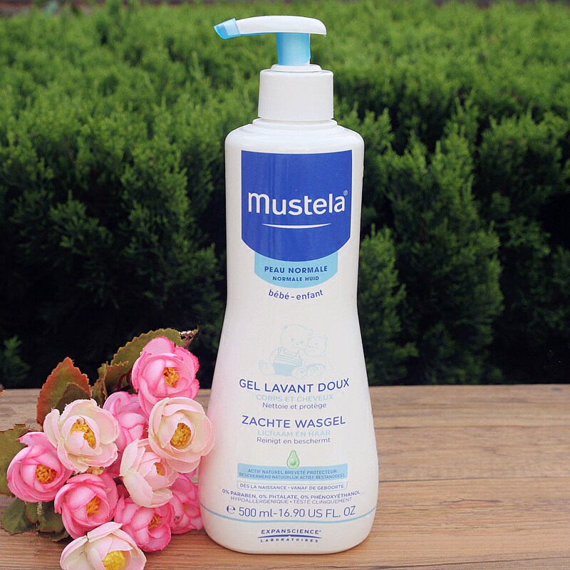 French Mousse Porch Baby Shampoo Body Lotion 500ml Children Baby Shampoo Bath Two-in-one