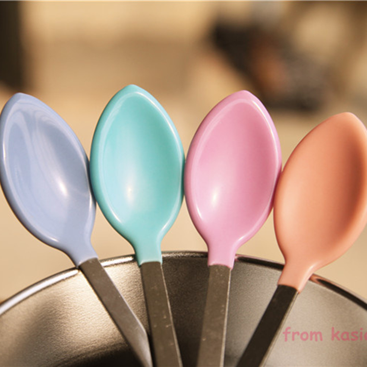 American munchkin MacKenzie baby spoon baby color spoon baby tableware stainless steel spoon