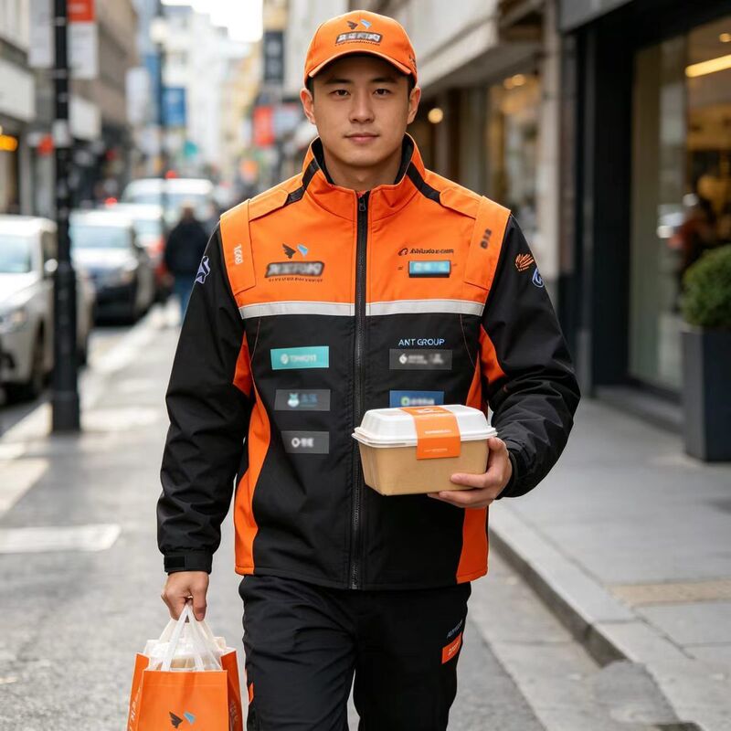 Flash Sale Takeout Delivery Rider Workwear Orange Storm Gear Windproof Warm Spring and Autumn Professional Workwear Durable Flash Sale Takeout Delivery Rider Workwear Orange Storm Gear Windproof Warm Spring and Autumn Professional Workwear Durable