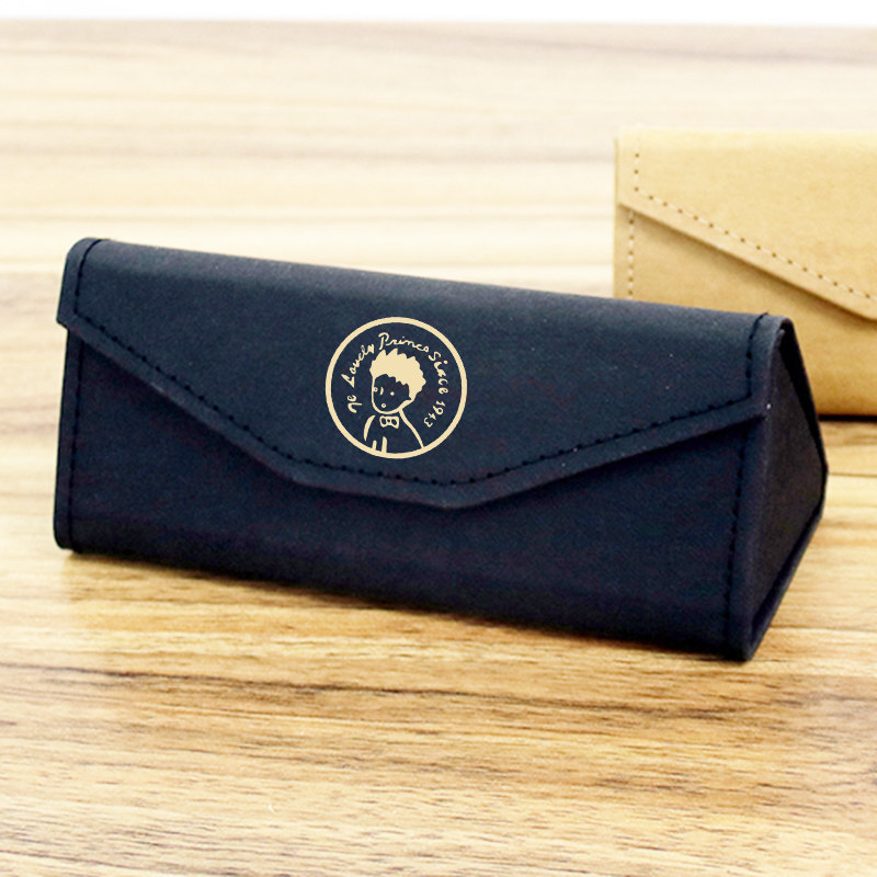 Small Prince Glasses Case Convenient Male Defense Crush Retro Art Ins Personality Day Ensemble Light Folding Adolescent Girl Hearts Brief